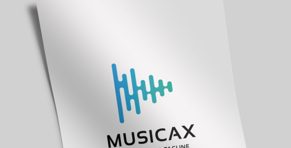 Шаблон логотипа на тему графика