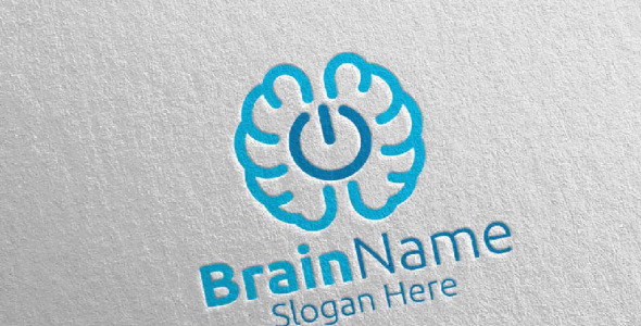 Шаблон логотипа на тему графика