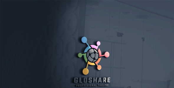 Шаблон логотипа на тему графика