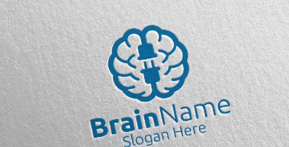 Шаблон логотипа на тему графика