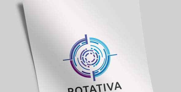 Шаблон логотипа на тему графика