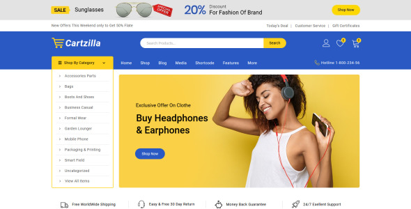универсальная тема woocommerce