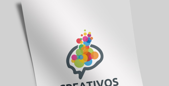 Шаблон логотипа на тему графика