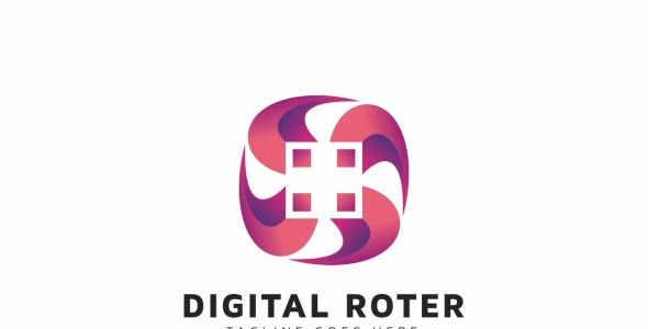 Шаблон логотипа на тему графика