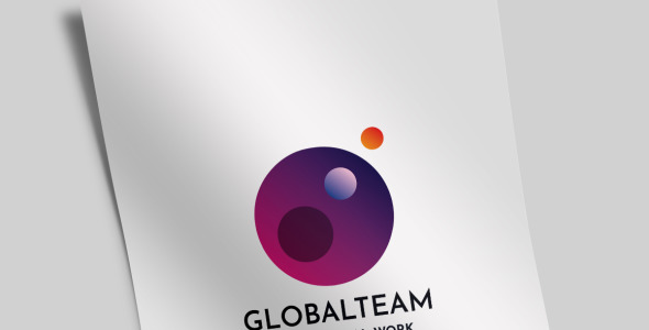 Шаблон логотипа на тему графика