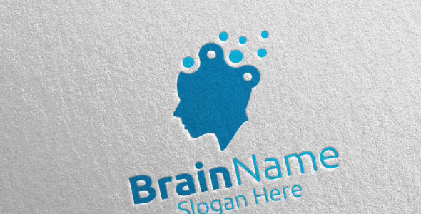 Шаблон логотипа на тему графика