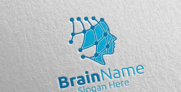 Шаблон логотипа на тему графика