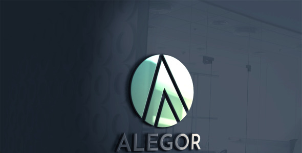 Шаблон логотипа на тему графика