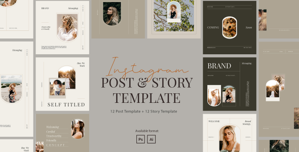 Шаблон для соцсетей на тему графика