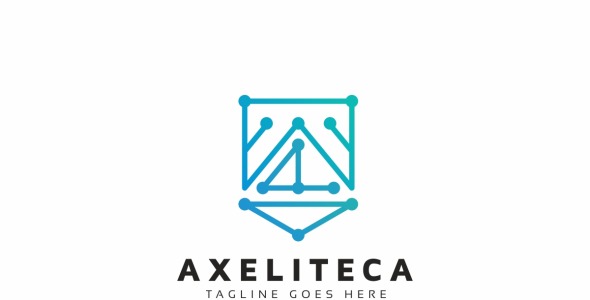 Шаблон логотипа на тему графика