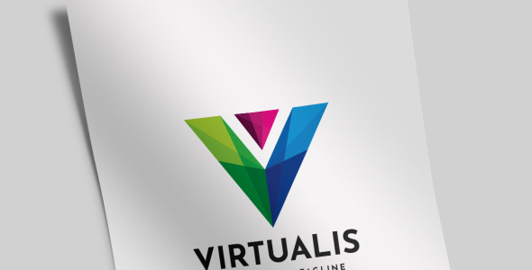 Шаблон логотипа на тему графика