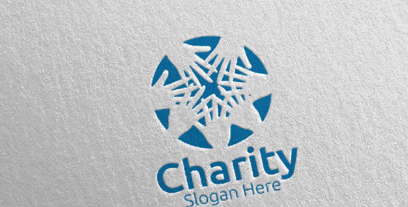 Шаблон логотипа на тему графика