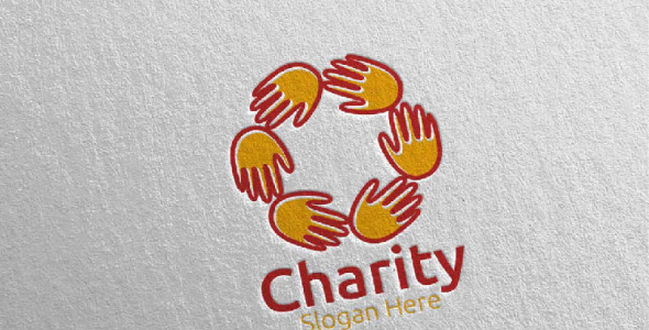 Шаблон логотипа на тему графика