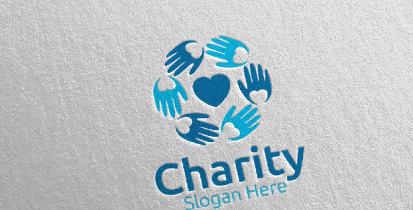 Шаблон логотипа на тему графика