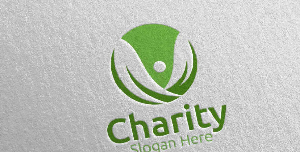 Шаблон логотипа на тему графика