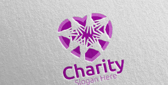 Шаблон логотипа на тему графика