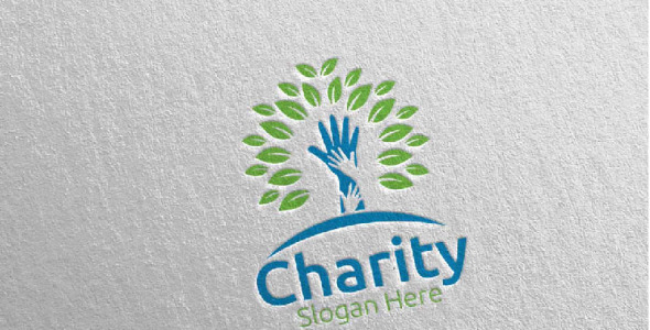 Шаблон логотипа на тему графика