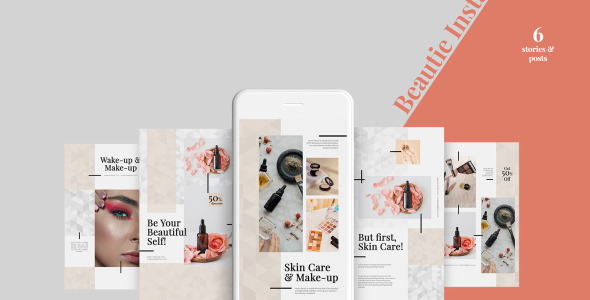 Шаблон для соцсетей на тему графика