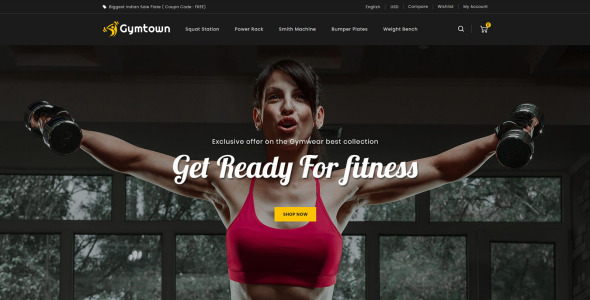 Fitness Store PrestaShop Theme