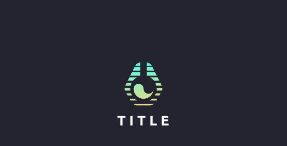 Шаблон логотипа на тему графика