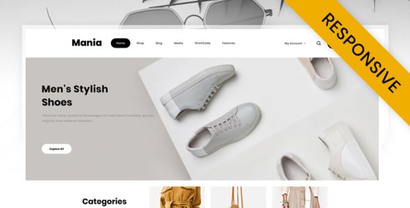 интернет-магазин модной одежды woocommerce theme