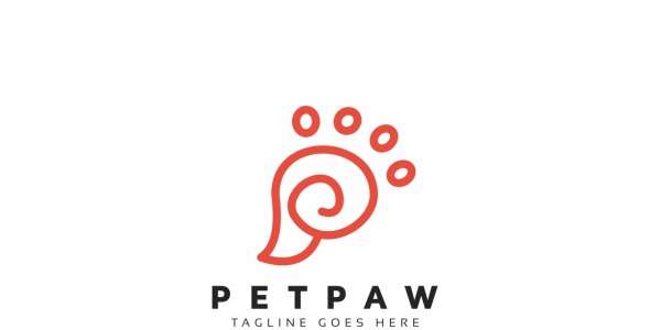 Шаблон логотипа на тему графика