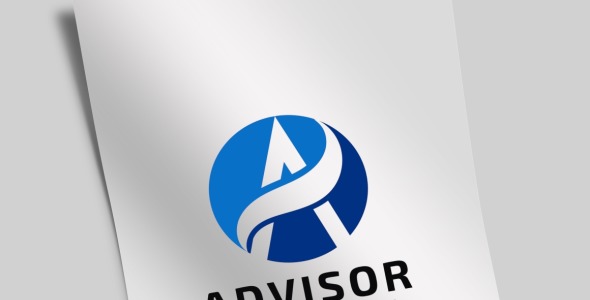 Шаблон логотипа на тему графика