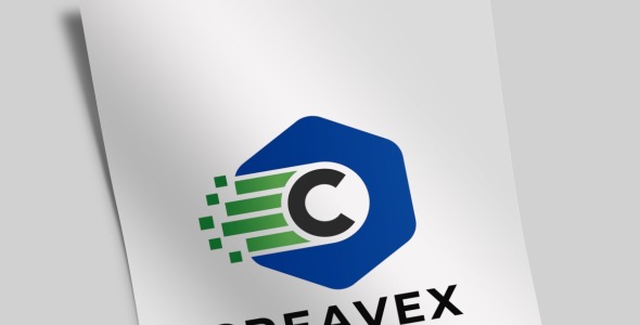 Шаблон логотипа на тему графика