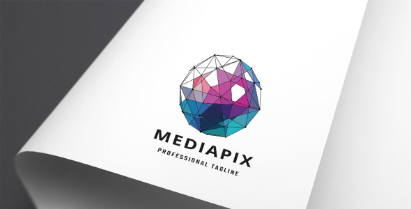 Шаблон логотипа на тему графика