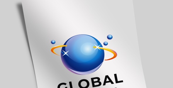 Шаблон логотипа на тему графика