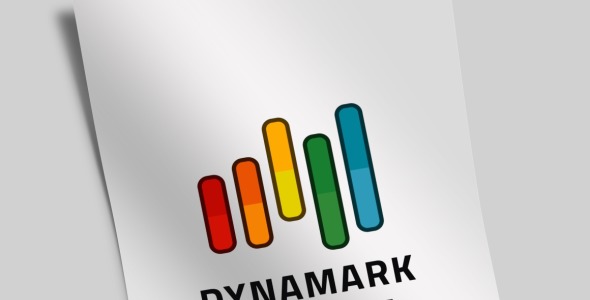 Шаблон логотипа на тему графика