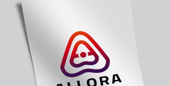 Шаблон логотипа на тему графика