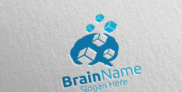 Шаблон логотипа на тему графика