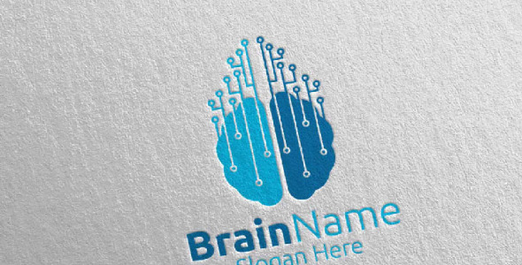 Шаблон логотипа на тему графика