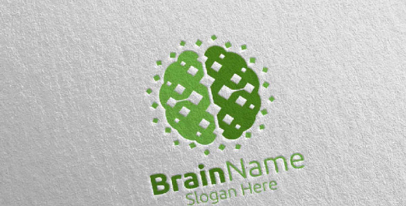 Шаблон логотипа на тему графика