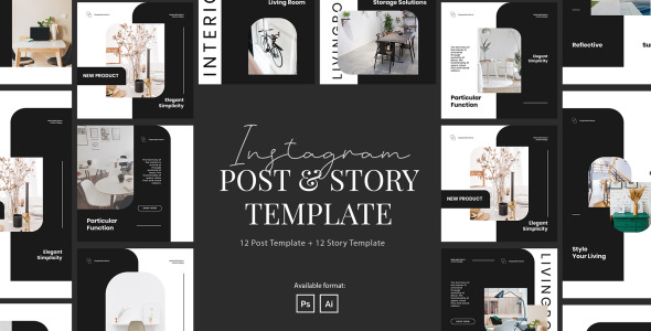 Шаблон для соцсетей на тему графика