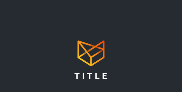 Шаблон логотипа на тему графика