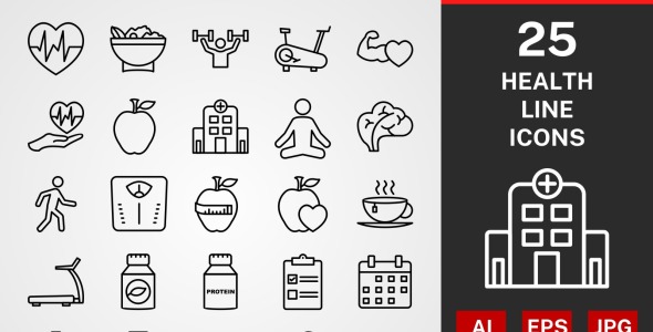 Набор иконок на тему графика