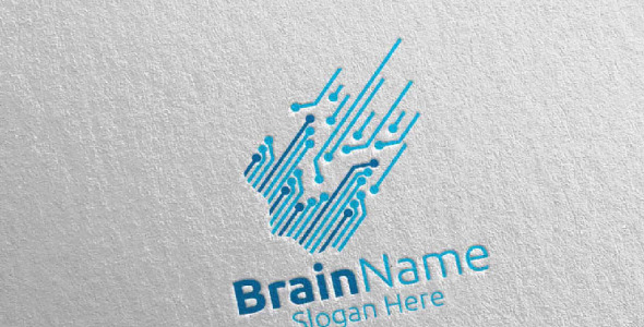 Шаблон логотипа на тему графика