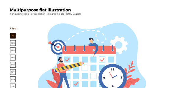 Vector на тему графика