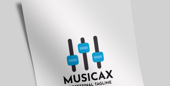 Шаблон логотипа на тему графика