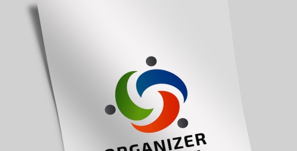 Шаблон логотипа на тему графика