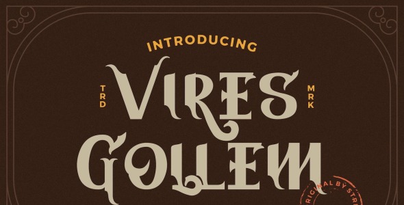 Шрифт на тему графика