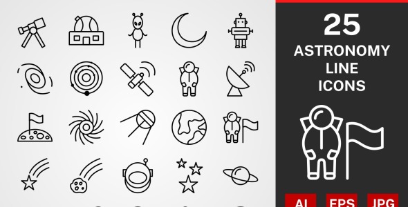 Набор иконок на тему графика