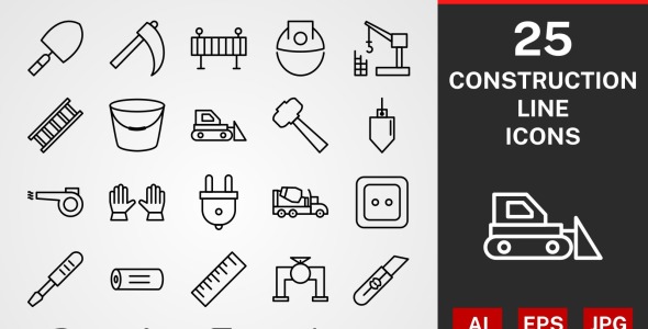 Набор иконок на тему графика