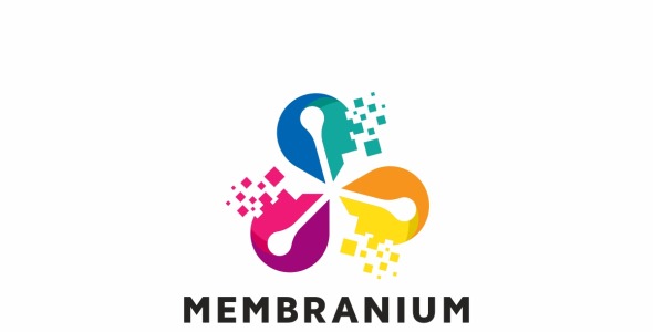 Шаблон логотипа на тему графика