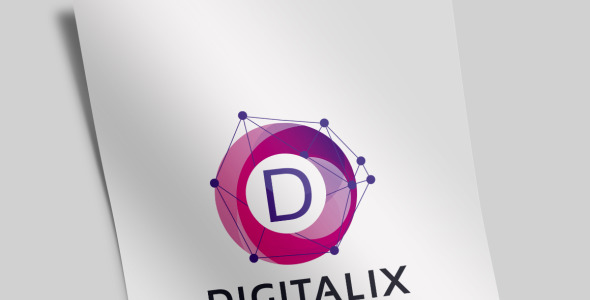 Шаблон логотипа на тему графика