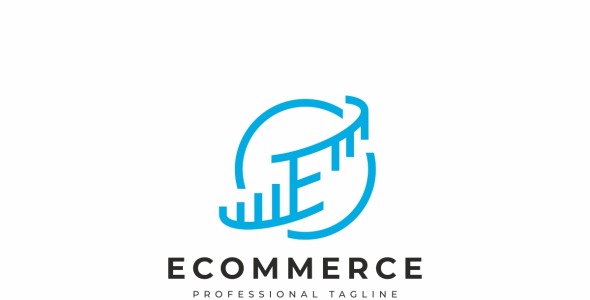 Шаблон логотипа на тему графика