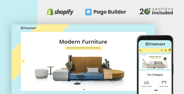 firemart мебельный магазин shopify тема