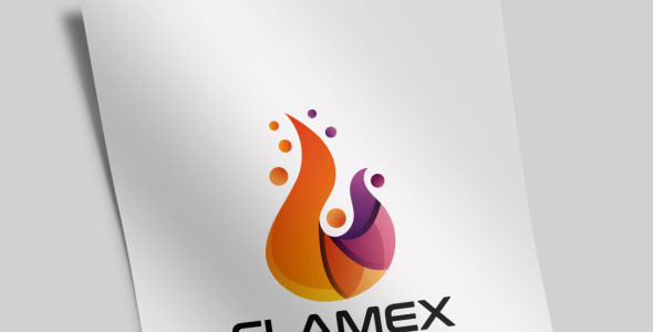 Шаблон логотипа на тему графика